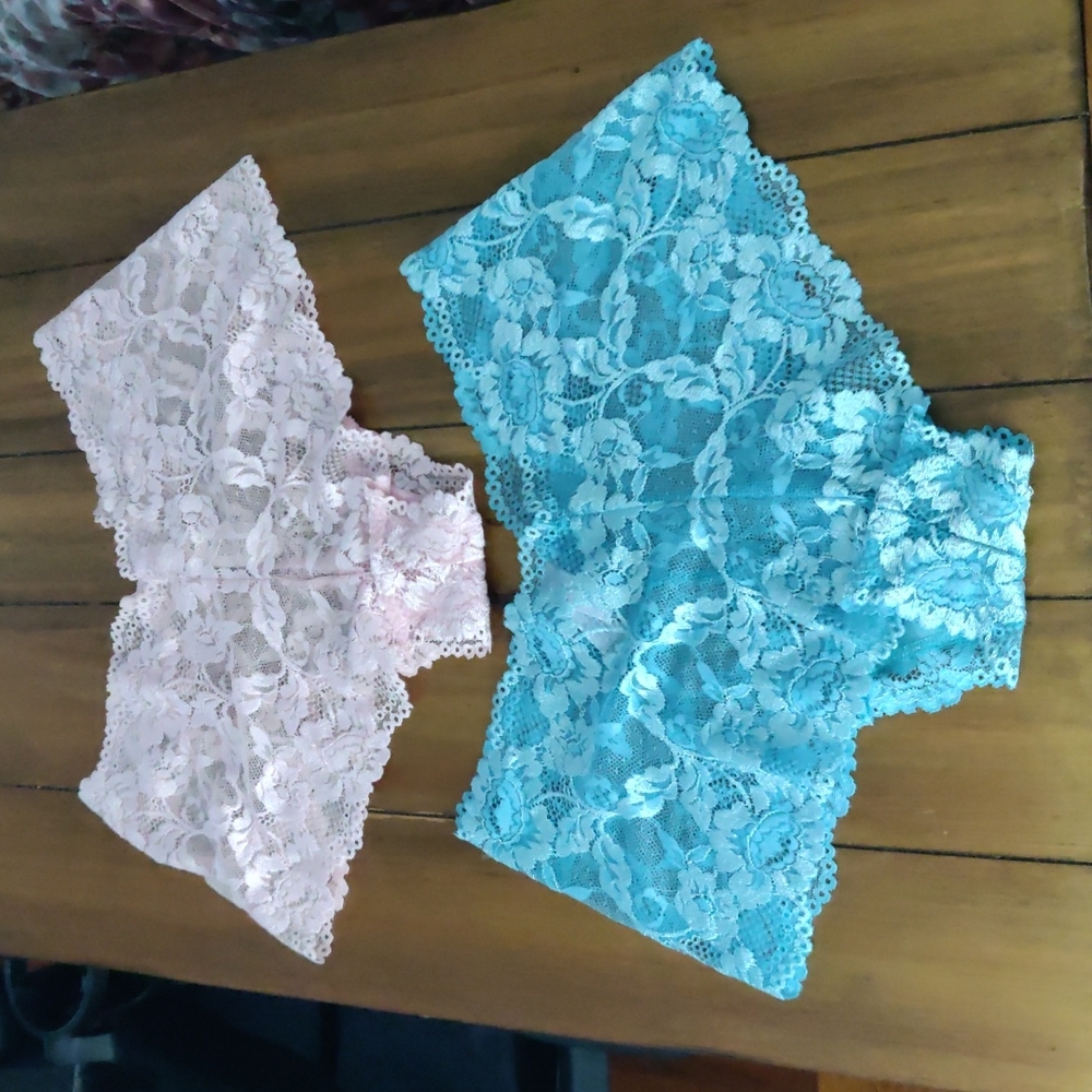 Victoria's Secret Cheeky Lace Boy Shorts Size S Bundle